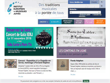Tablet Screenshot of cfmj.fr
